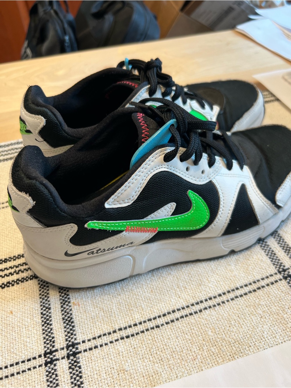 Nike Atsuma 'White Green Strike' Sneakers